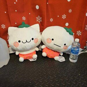 Shiromaru Strawberry Plush Set